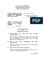 Page - 1 Judicial Affidavit of ABP