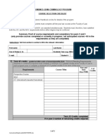 Checklist JD MA Criminology