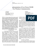 Design and Implementation of Low Power Fft/Ifft Processor For Wireless Communication