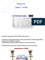 Semester 2v2 Chapter 7: TCP/IP