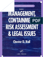 Groundwater Contamination Management Contain Risk Assessment and Legal Issues Volume II