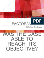 Effects of Oposa VS Factoran Case: Kristine B Hibaler