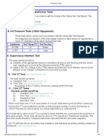 HV Pressure Tests - 3