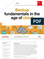 Backup Fundamentals in The Age Cloud