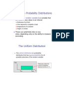 Continuous Probability Distributions: A Is A Variable That Can Assume Any Value in An Interval