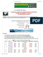 Compound Interest Is The 8th Wonder of The World... He Who Understands It It... He Who Doesn't It!