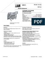 Mobile Equipment Caterpillar Engine Specifications: V8, 4-Stroke-Cycle Diesel