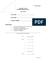 ECO 208Y - L5101 Solution Macroeconomic Theory Term Test #2 Last Name First Name Student Number