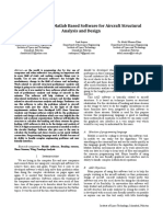 Matlab Based Software For Aircraft Structural Analysis and Design