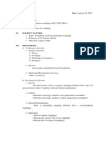 LP Chapter 3 Lesson 1.1 Probability and Non-Probability Sampling