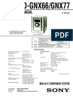 Sony HCD-GNX66/GNX77