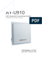 UHF Integrated Long-Range Reader: Installation and User Manual