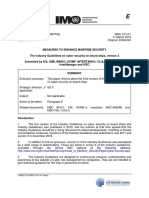 MSC 101-4-1 - The Industry Guidelines On Cyber Security On Board Ships, Version 3 (ICS, IUMI, BIMCO, OCIMF,.)