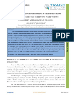 Application of Lean Manufacturing in The Painting Plant Manufacturing Process by Reducing Waste Waiting A Case Study at PT - Koba Multi Indonesia