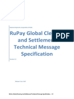 Rupay Global Clearing and Settlement Message Specs