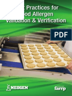 Best Practices For Food Allergen Validation & Verification