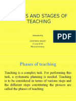 Phases and Stages of Teaching