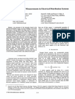 Survey of Harmonics Measurements in Electrical Distribution Systems