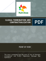 Illegal Termination and Contractualization