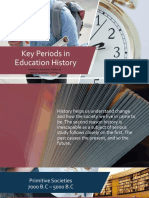 Key Periods in Education History