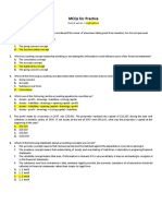 MCQ For Practise (Pre-Mids Topics) PDF