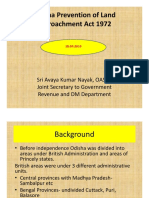 The Odisha Prevention of Land Encroachment Act 1972