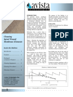 Cleaning Spiral Wound Membranes