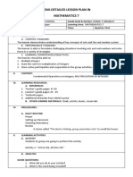 Semi-Detailed Lesson Plan in Mathematics 7