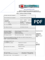 Visa Application Form: Photo