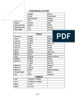 Conversion Factor