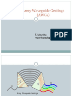 Array Waveguide Gratings (AWG)