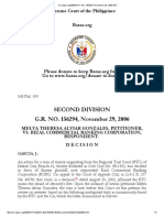 Second Division G.R. NO. 156294, November 29, 2006: Supreme Court of The Philippines