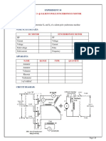 Slip Test On Salient Pole Machine