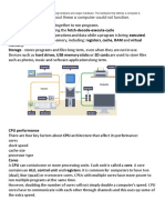 Processing: CPU and Memory. Without These A Computer Could Not Function