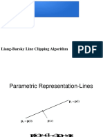 Liang-Barsky Line Clipping Algorithm