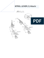 EX200-2 CONTROL LEVER (1) Hitachi