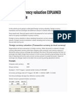 Foreign Currency Valuation EXPLAINED With Example