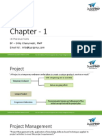 PMP Chapter 1 - 1