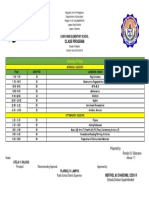 Class Sched Mabini