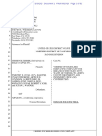 Terrence Zehrer V Cook, Maestri, Federighi, Al Gore - Breach of Fiduciary Duty ...