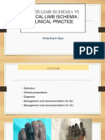 Acute Limb Ischemia Vs Critical Limb Ischemia: Clinical Practice