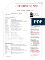 Physical Design For Asic - Linux PDF