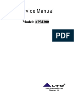 ALTO APM200 Service Manual