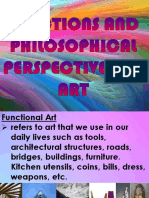 Lesson 3. Functions and Philosophical Perspectives On Art