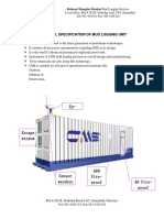 Mud Logging Unit Specification 