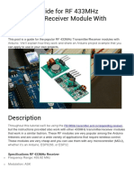 Rf433 MHZ Module