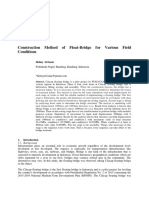 Construction Method of Floating Bridge