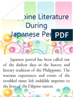 Philippine Literature During Japanese Period