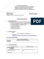 0.1) Draft How To Reformat A Computer Using Windows 7 ICT Lesson Plan Grade 9