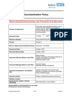 Decontamination Policy